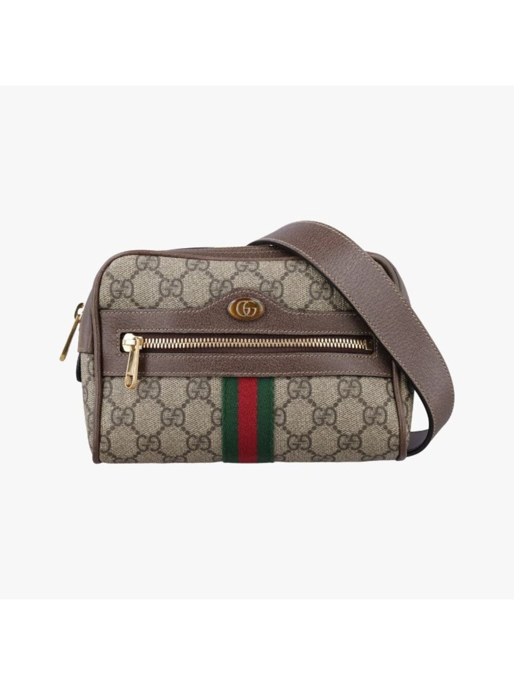 Gucci Ophidia Brown Leather Handbag